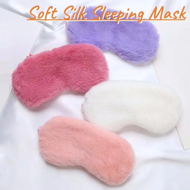 3D Contoured Sleep Mask 100% Light Blocking Eye Mask Ultra-Soft Skin-Friendly Material Breathable Eye Cover For Rest Travel Yoga