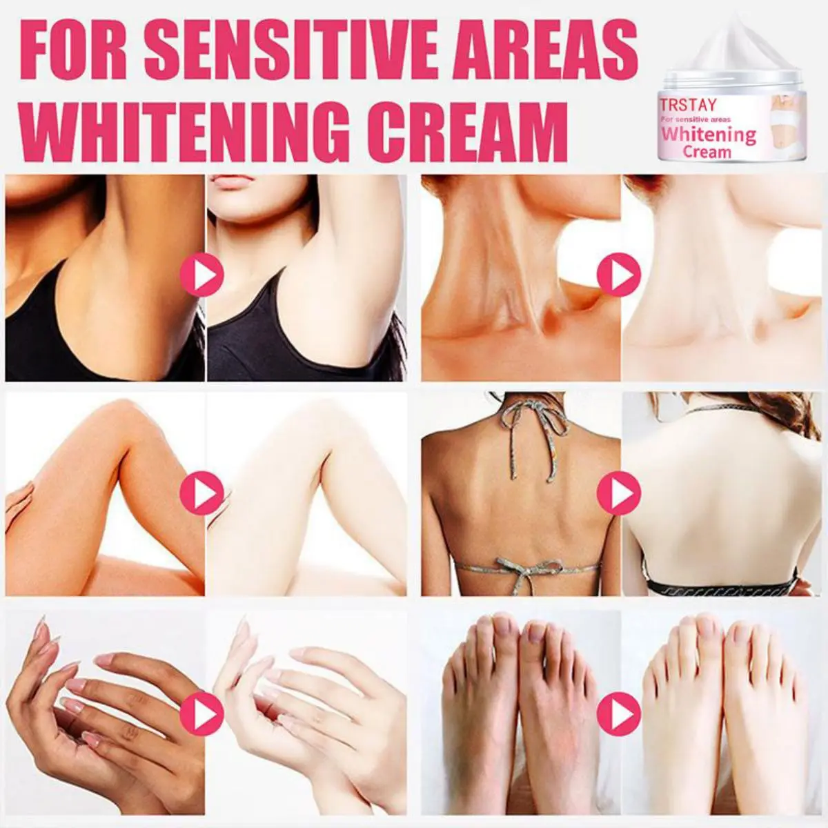 Body Lightening Cream Skincare Face Body Lightening Lotion Body Care Whitening Cream For Sensitive Areas