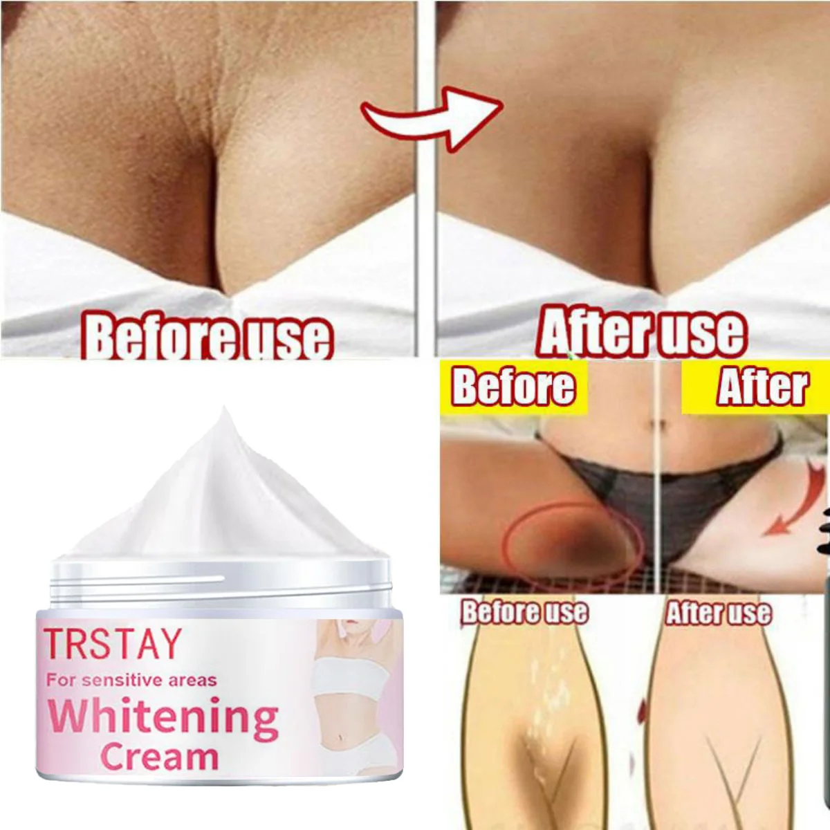 Body Lightening Cream Skincare Face Body Lightening Lotion Body Care Whitening Cream For Sensitive Areas