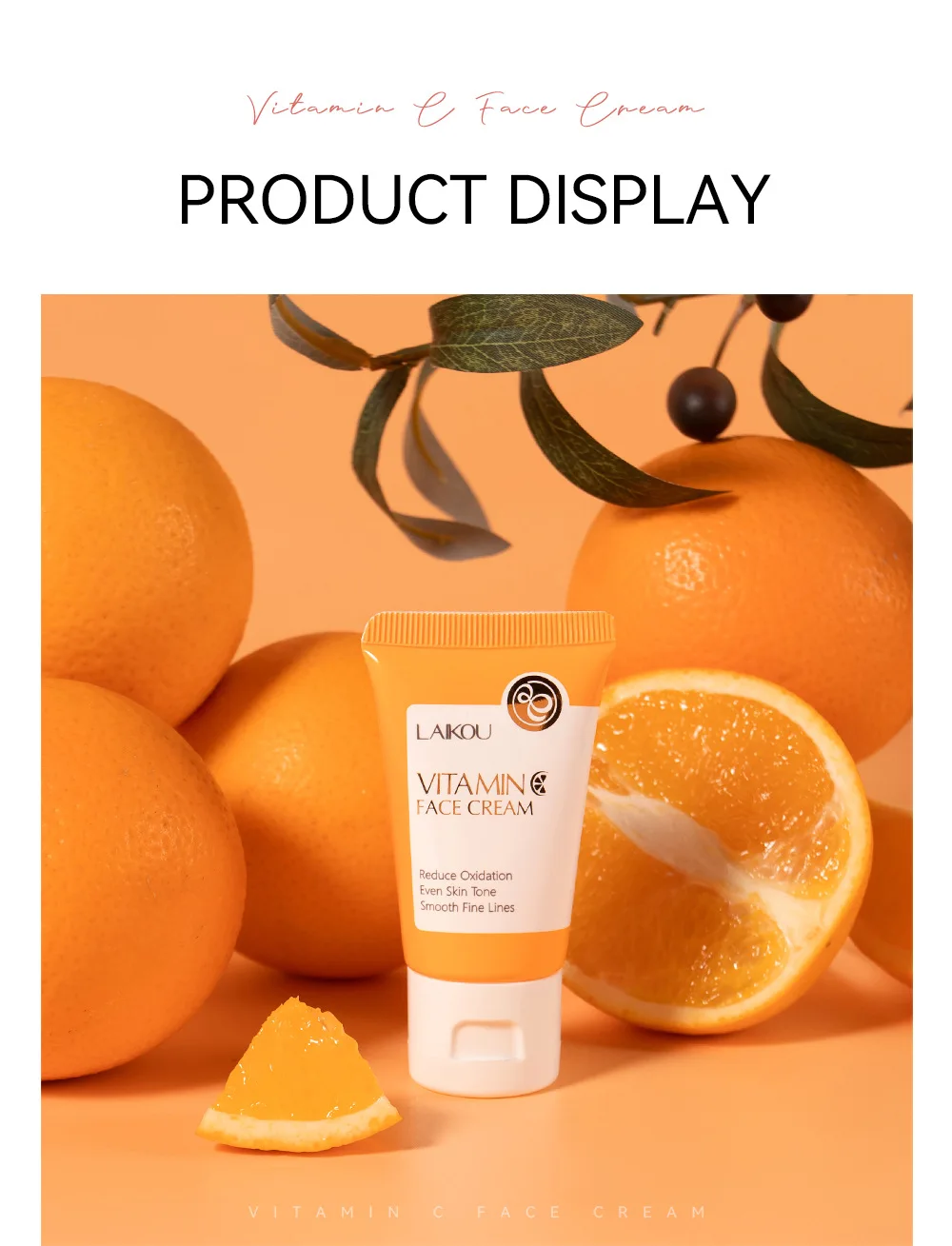 LAIKOU Vitamin C Face Cream Moisturizing Nourishing Japan Sakura Creams Uniform Skin Tone Beauty Facial Skin Care Product