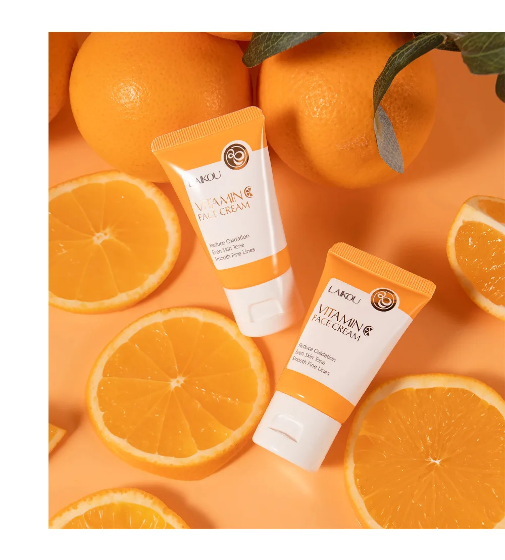 LAIKOU Vitamin C Face Cream Moisturizing Nourishing Japan Sakura Creams Uniform Skin Tone Beauty Facial Skin Care Product