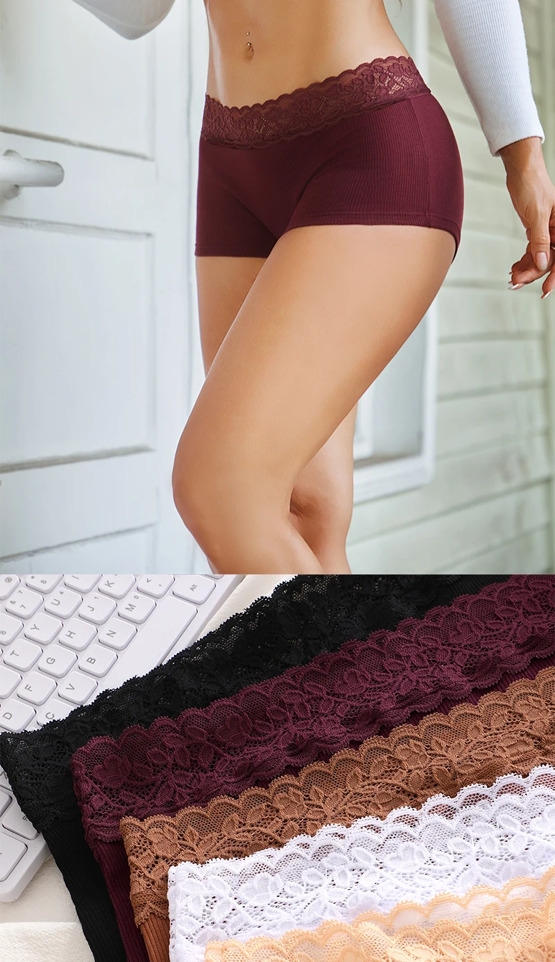 Lace Panty Low Waisted - Cotton Breathable